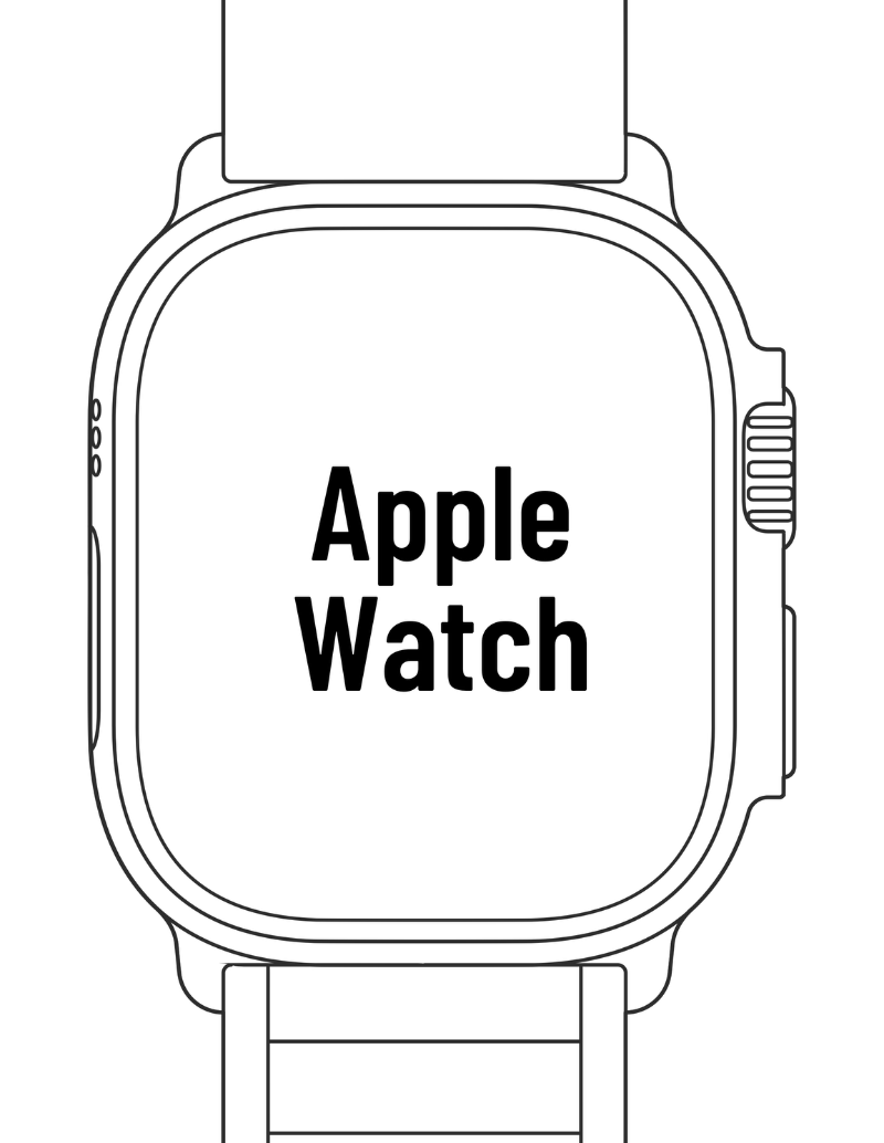 UXPad Smartwatch edition: square watch section template